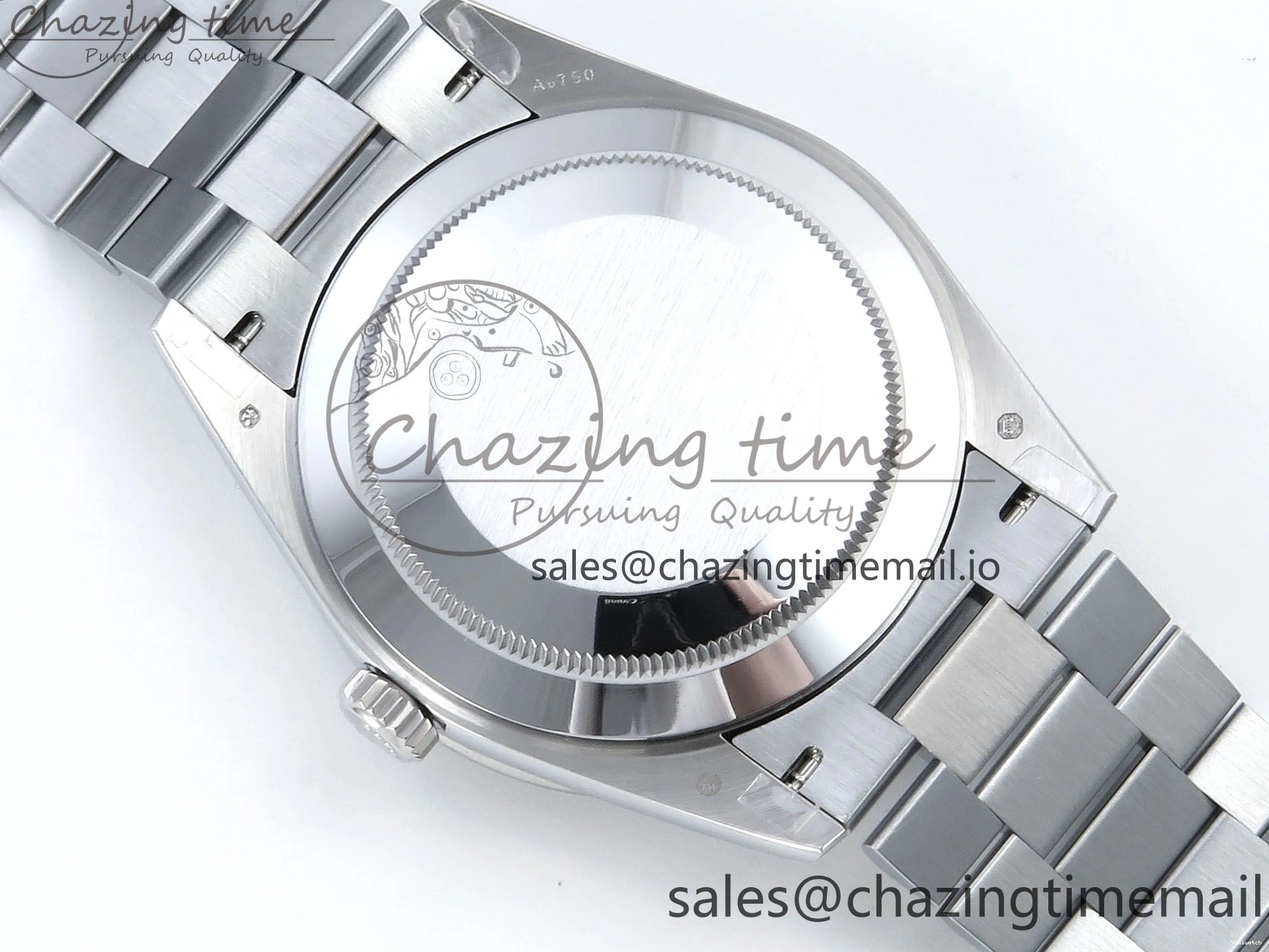 on QF 40 Edition Bracelet (Gain 1:1 DayDate Black V5 Best A2836 Crystal SS Bezel Dial Diamonds President Weight) 0315